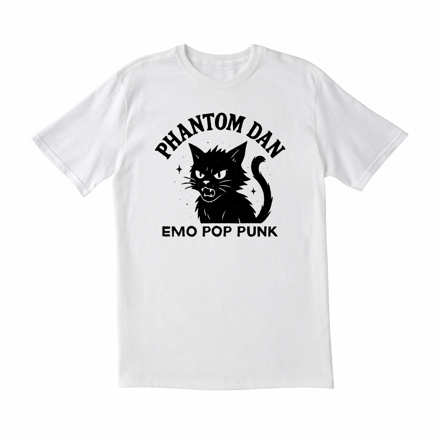 Ouija Cat White Tee
